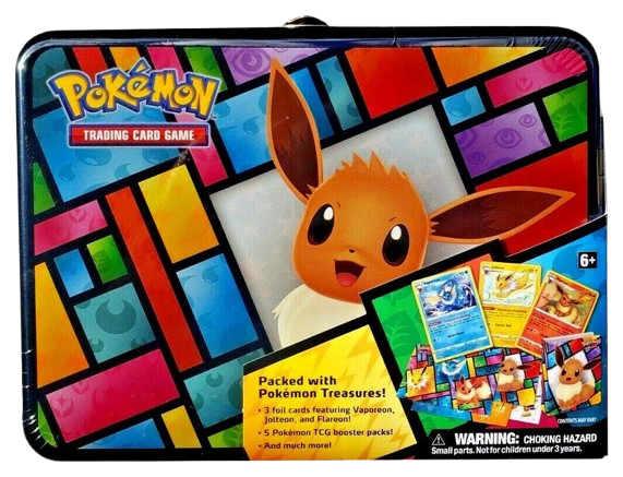 Eevee Pokemon Treasure Chest Tin