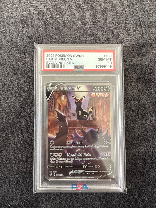 PSA 10 Umbreon V #189
