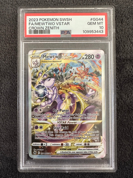 PSA 10 Mewtwo VSTAR #GG44
