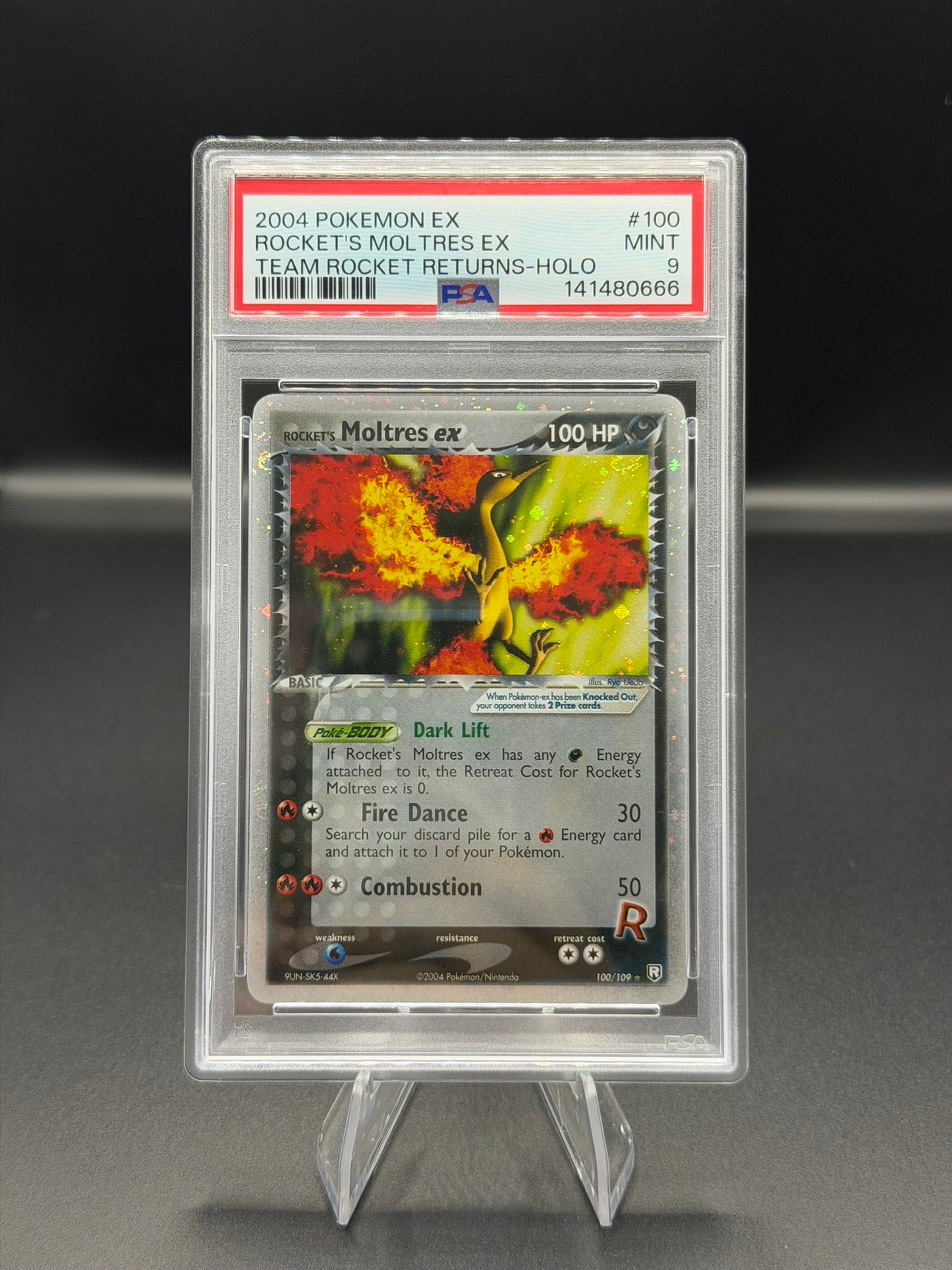 Moltres Team Rocket Returns PSA 9