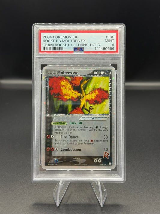 Moltres Team Rocket Returns PSA 9