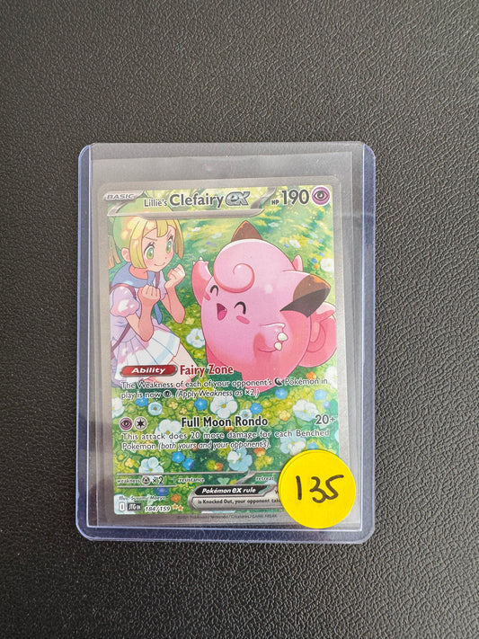 Journey Together Lillie's Clefairy SIR #184 (Near Mint)